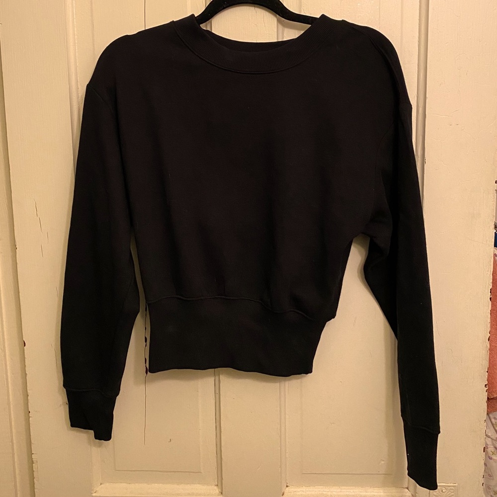 Zara Crewneck w/banded waist